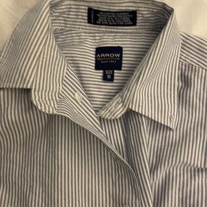 Pinstripe blue and white